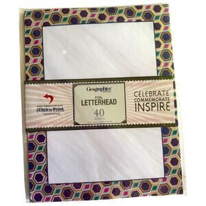 Geographics GeoPaper Golf Foil Letterhead Laser Inkjet Copier Paper